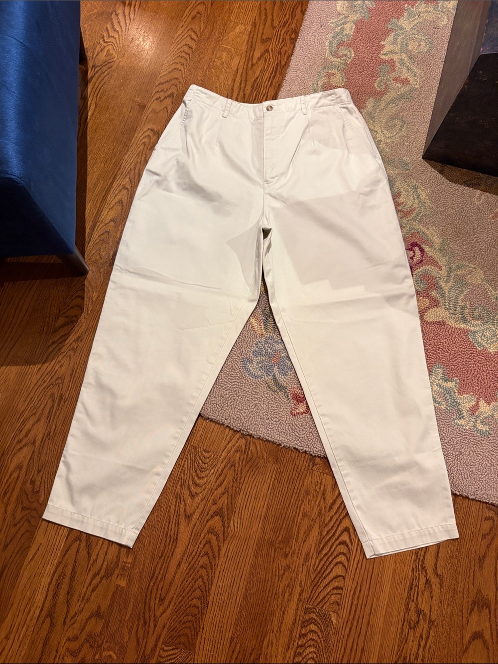 Talbots White Straight-Leg Women's Pants